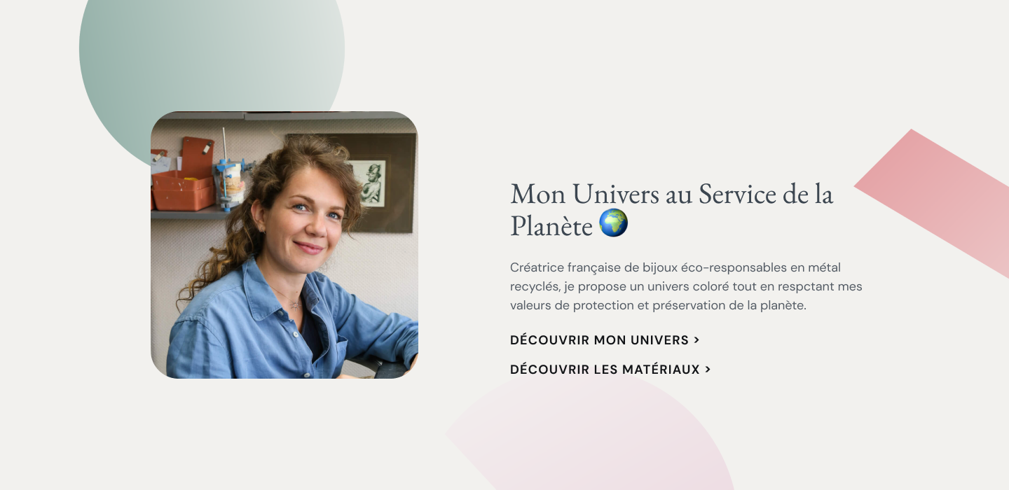 Maquette — Page Mon Univers